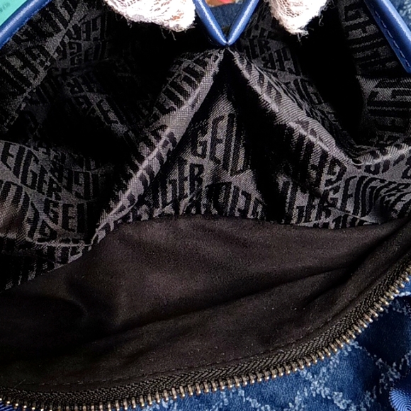 KURT GEIGER LONDON Oversized Denim Fabric Shopper - Picture 15 of 17